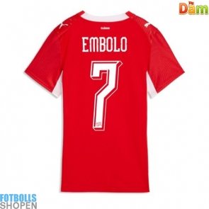 Billiga Schweiz Breel Embolo #7 Hemmatröja Dam VM 2026 Kortärmad